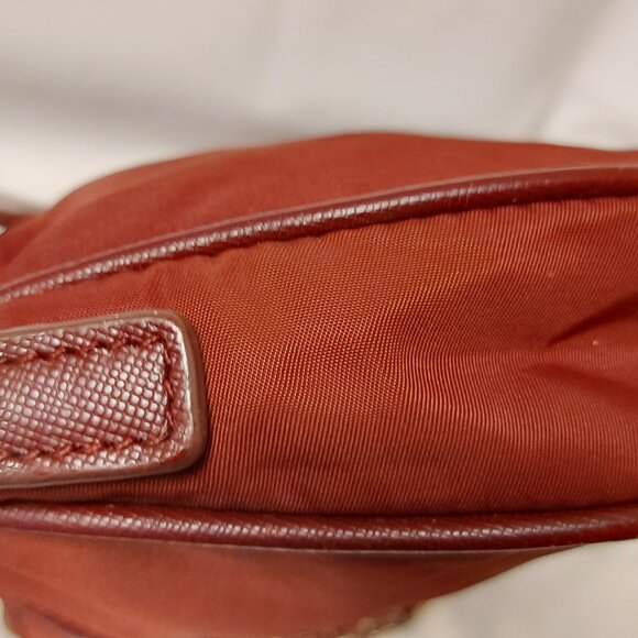 Prada Cherry Red Tessuto Sling Bag - Picture 5 of 11